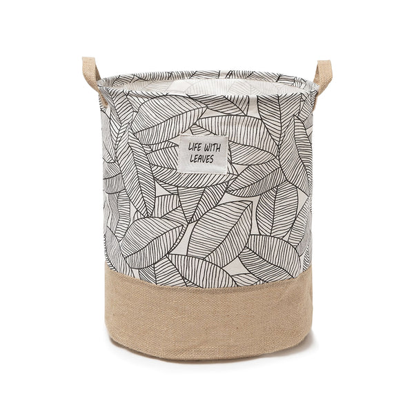 foldable leaves laundry basket organizer for dirty clothes for home storage~5658