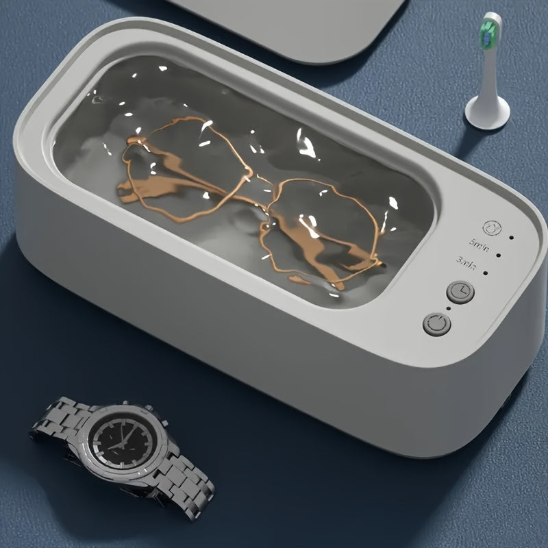 Compact Ultrasonic Jewelry Glasses Cleaner