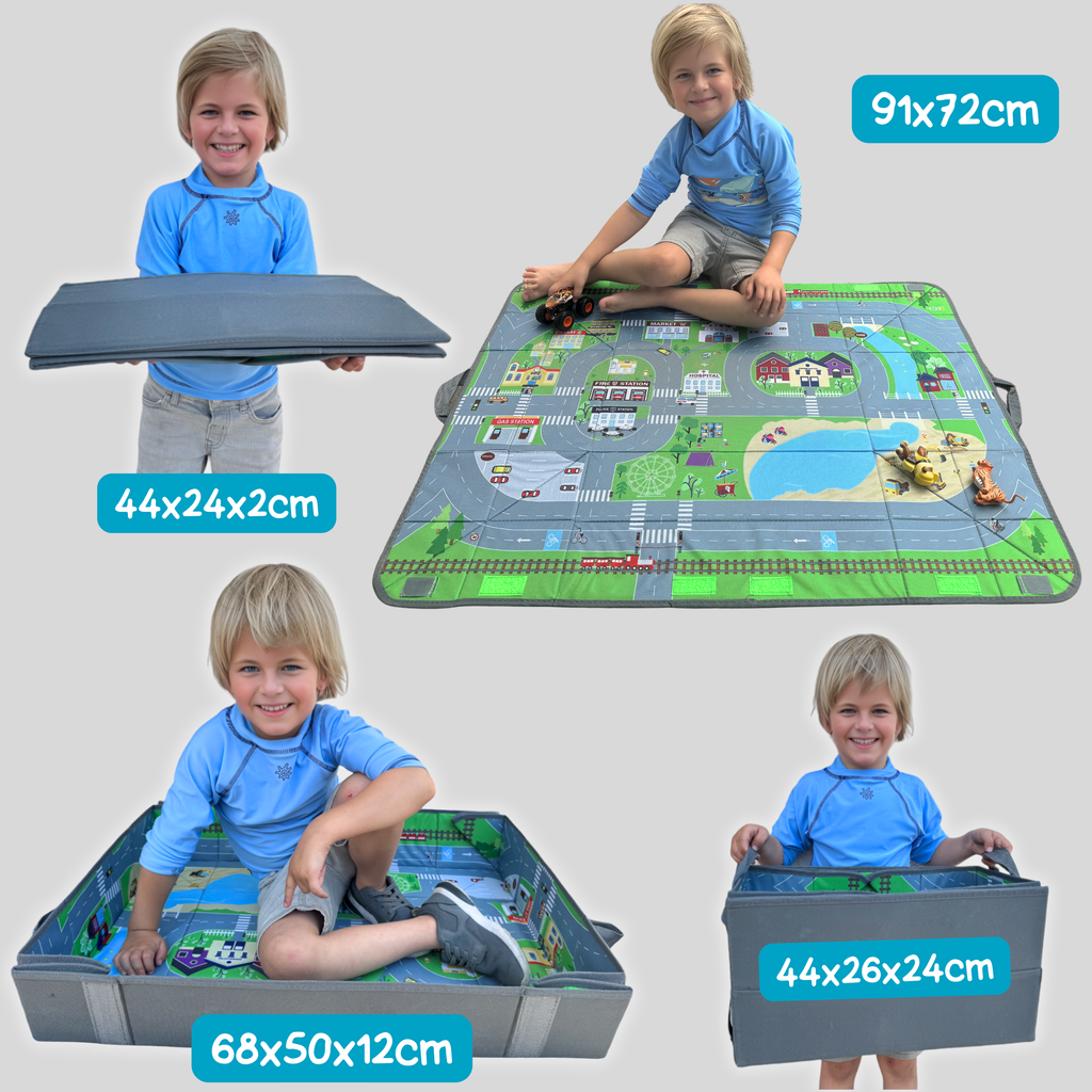 4 in1 Kinder Auto Organizer & Spielmatte