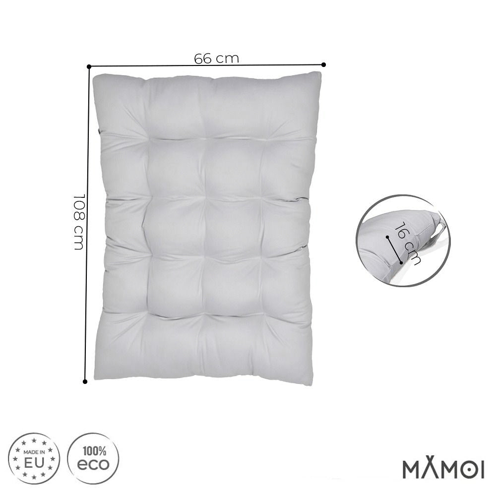 MAMOI® Arrampicata per bambini in legno naturale, Dondolo triangolo, Altalena da casa interno, Parete arco montessori a partire da 1 anno 2/3 anni