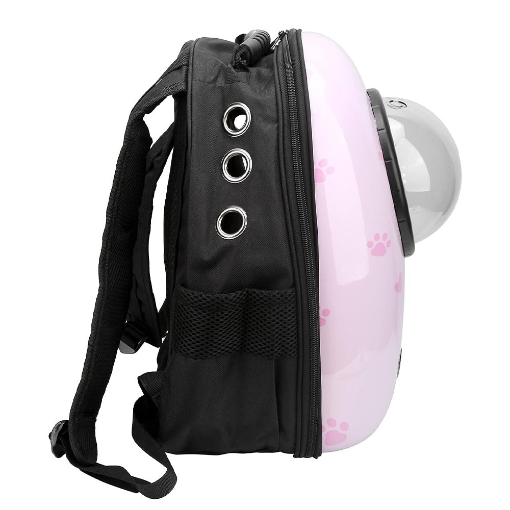 Haustier Transportrucksack-Rosa mit Katzenmotiv