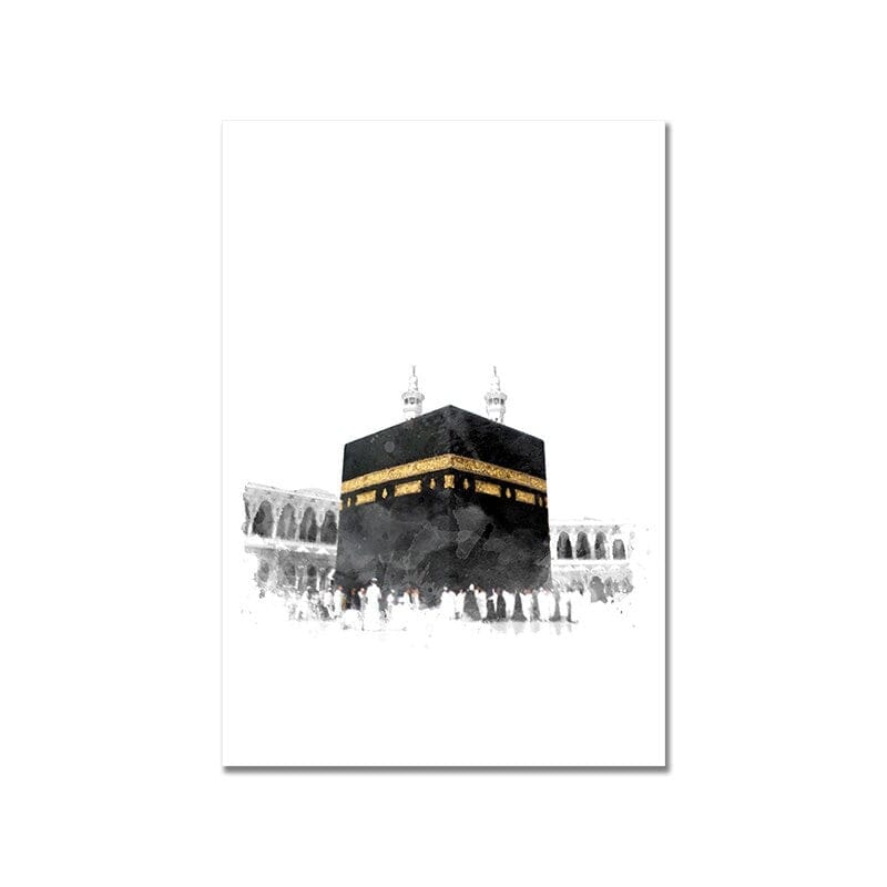 Poster  Al Aqsa Mosche Kaaba · Wandbilder Wohnzimmer & Schlafzimmer · Deko Print Bilder · ohne Rahmen